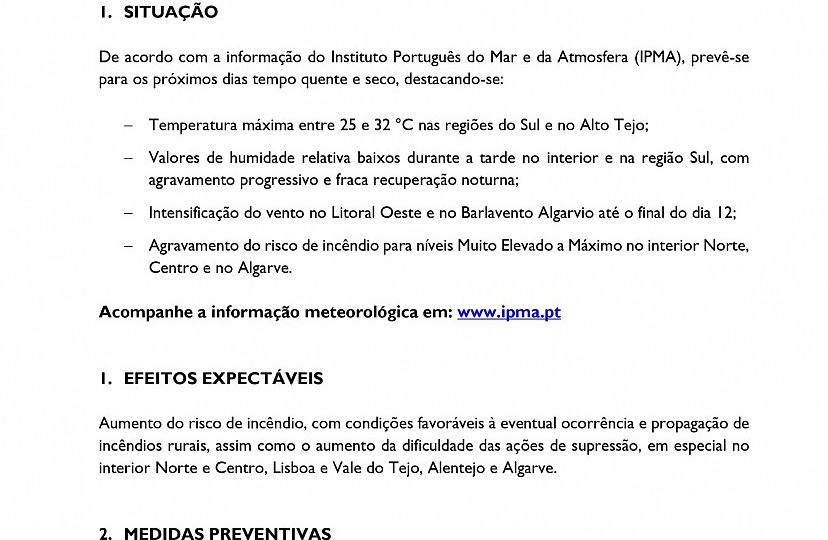 perigo incendio rural edidas preventivas