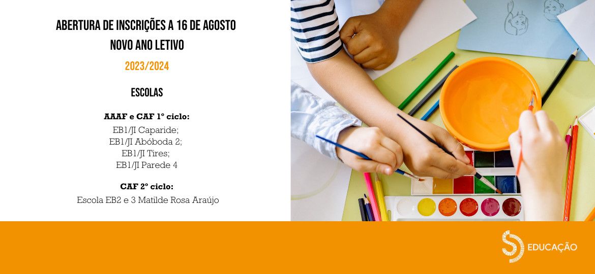 Abertura Inscrições AAAF e CAF a 16 de Agosto