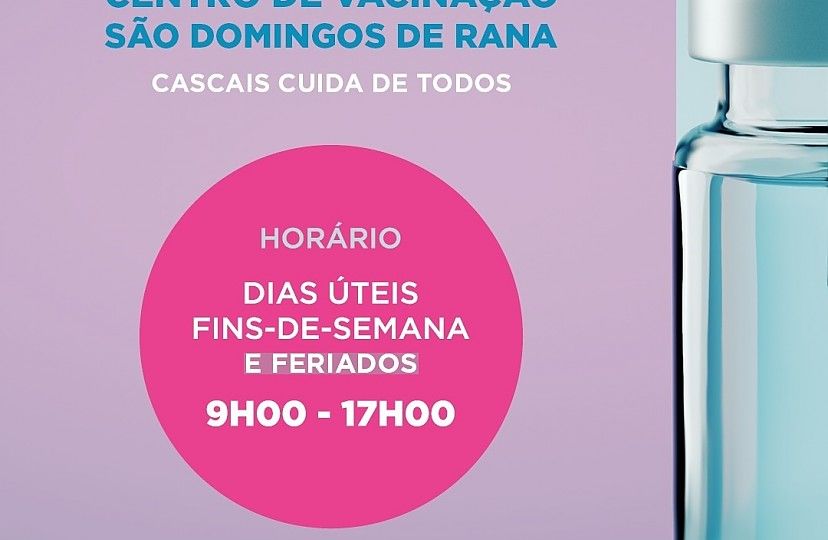Alteração do horário do centro de vacinação