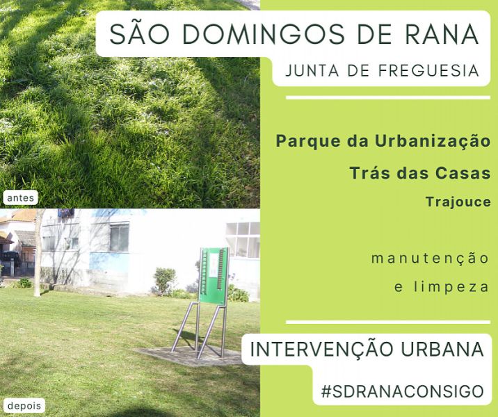 A cuidar do espaço público da freguesia 1