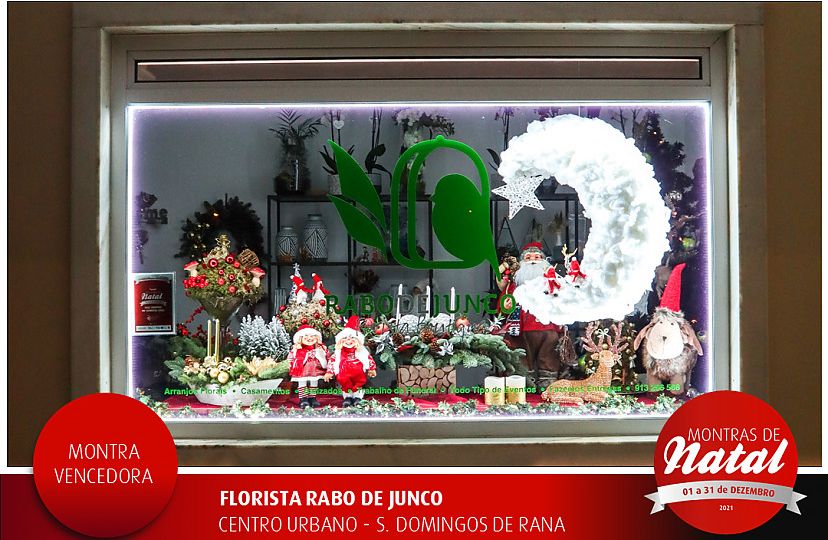 Montras de Natal - Florista Rabo de Junco vence na freguesia