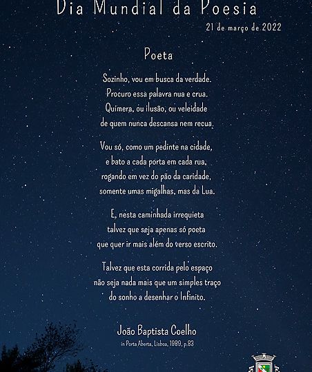 Poeta da freguesia recordado em Dia Mundial da Poesia