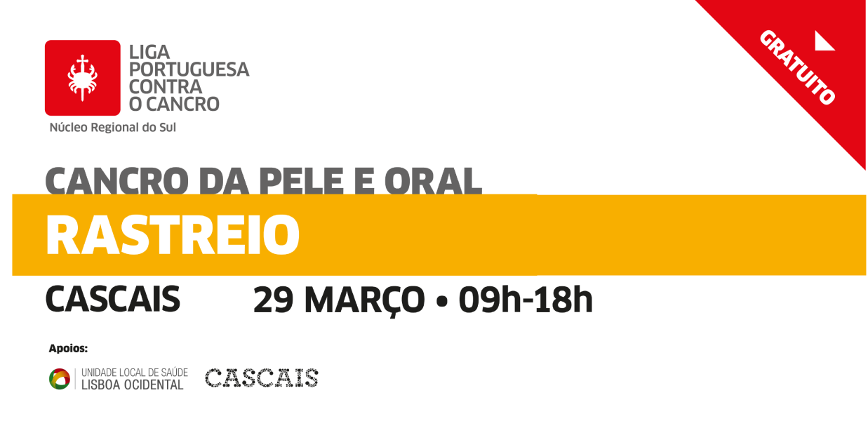 Rastreio Gratuito do Cancro da Pele e Oral