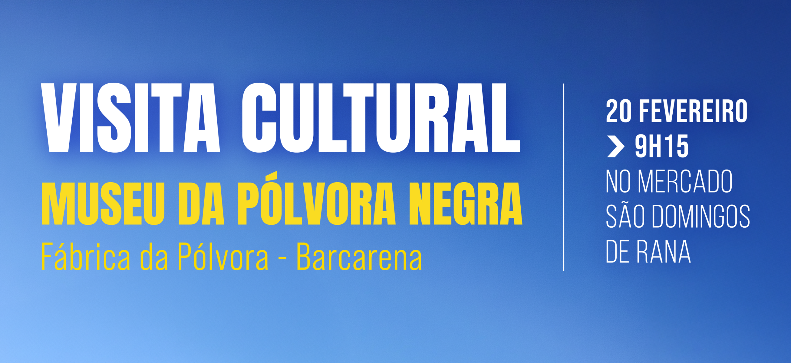 Visita Cultural – Inscrições